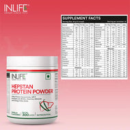 Inlife Hepstan Protein Powder Supplement | 300g (Vanilla)