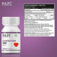 Inlife Coenzyme Q10 (CoQ10) 100 mg |Ubiquinone 30 Tablets