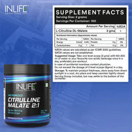 Inlife Citrulline Malate Powder 2:1 Supplement | 200g