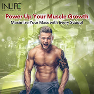 Inlife Muscle Mass Gainer Protein Powder Supplement 3Kg