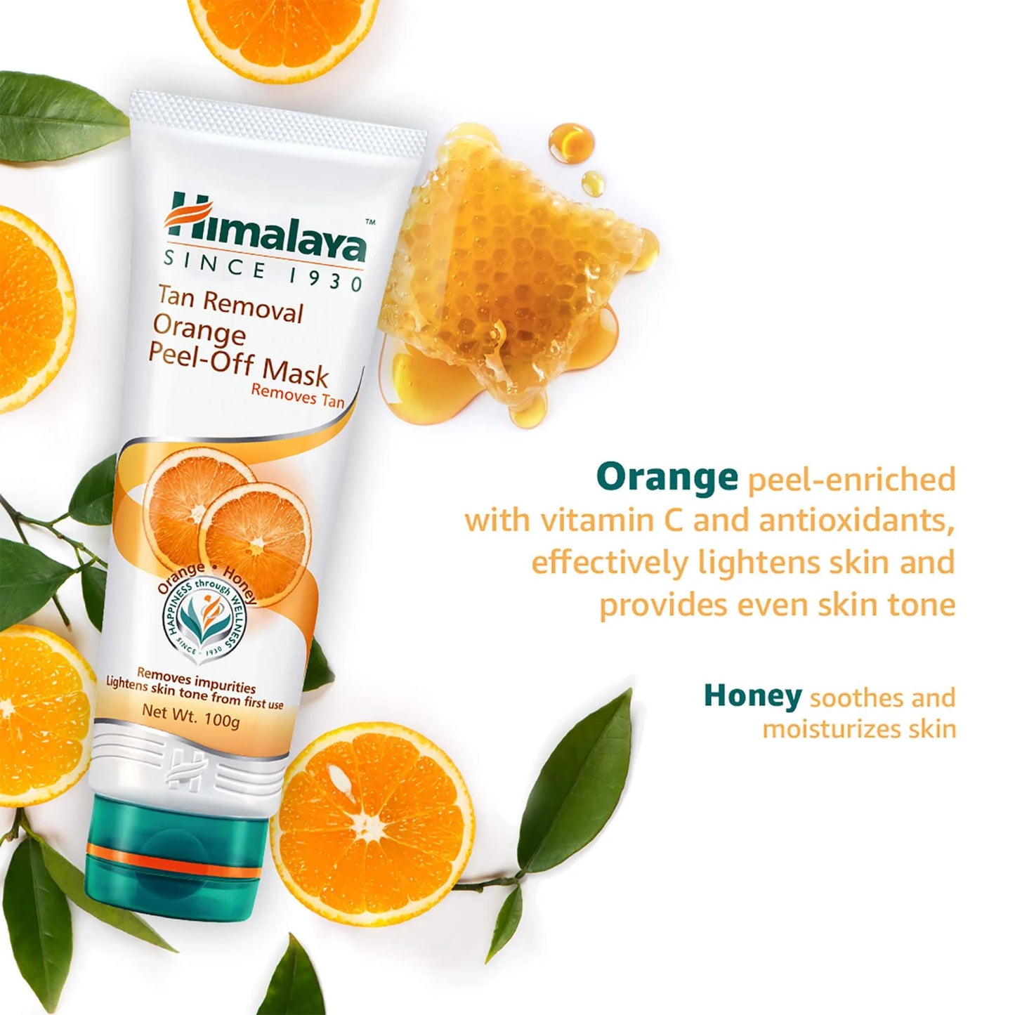 Tan Removal Orange Peel-Off Mask