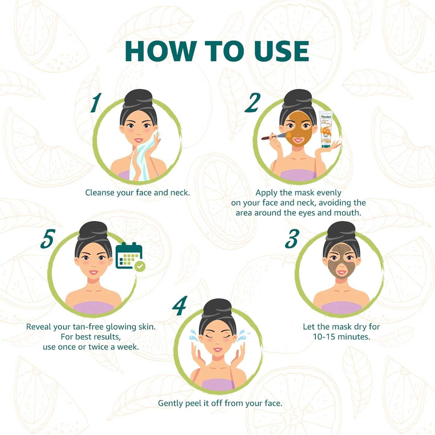 Tan Removal Orange Peel-Off Mask