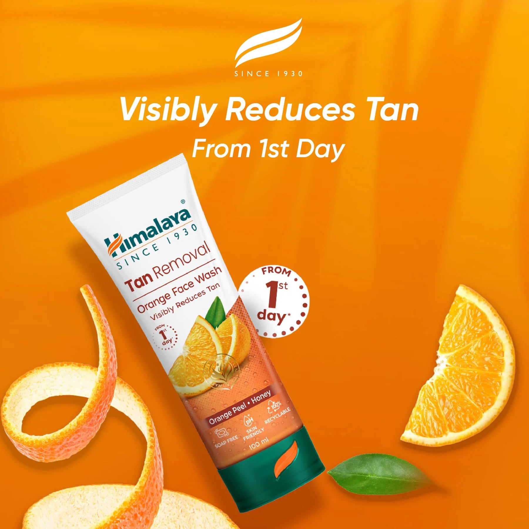 Tan Removal Orange Face Wash