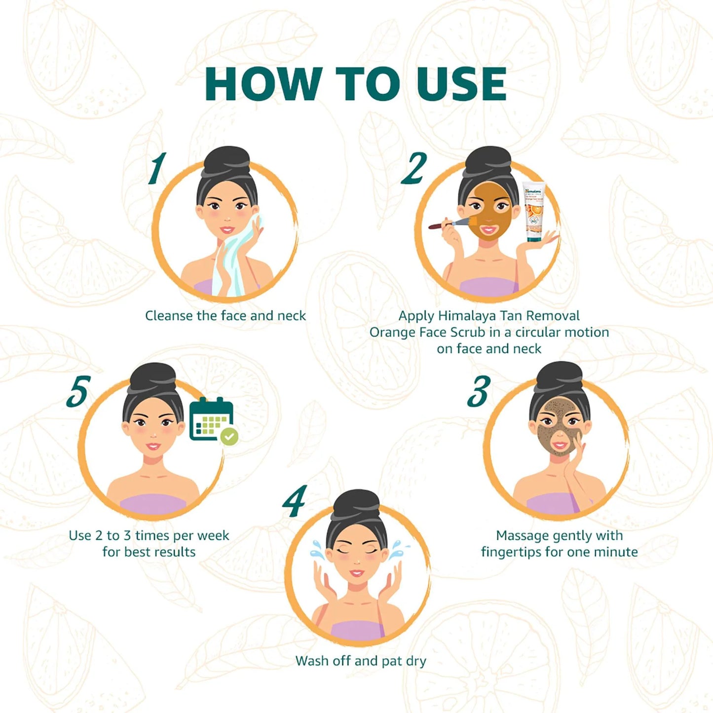 Tan Removal Orange Face Scrub 100g