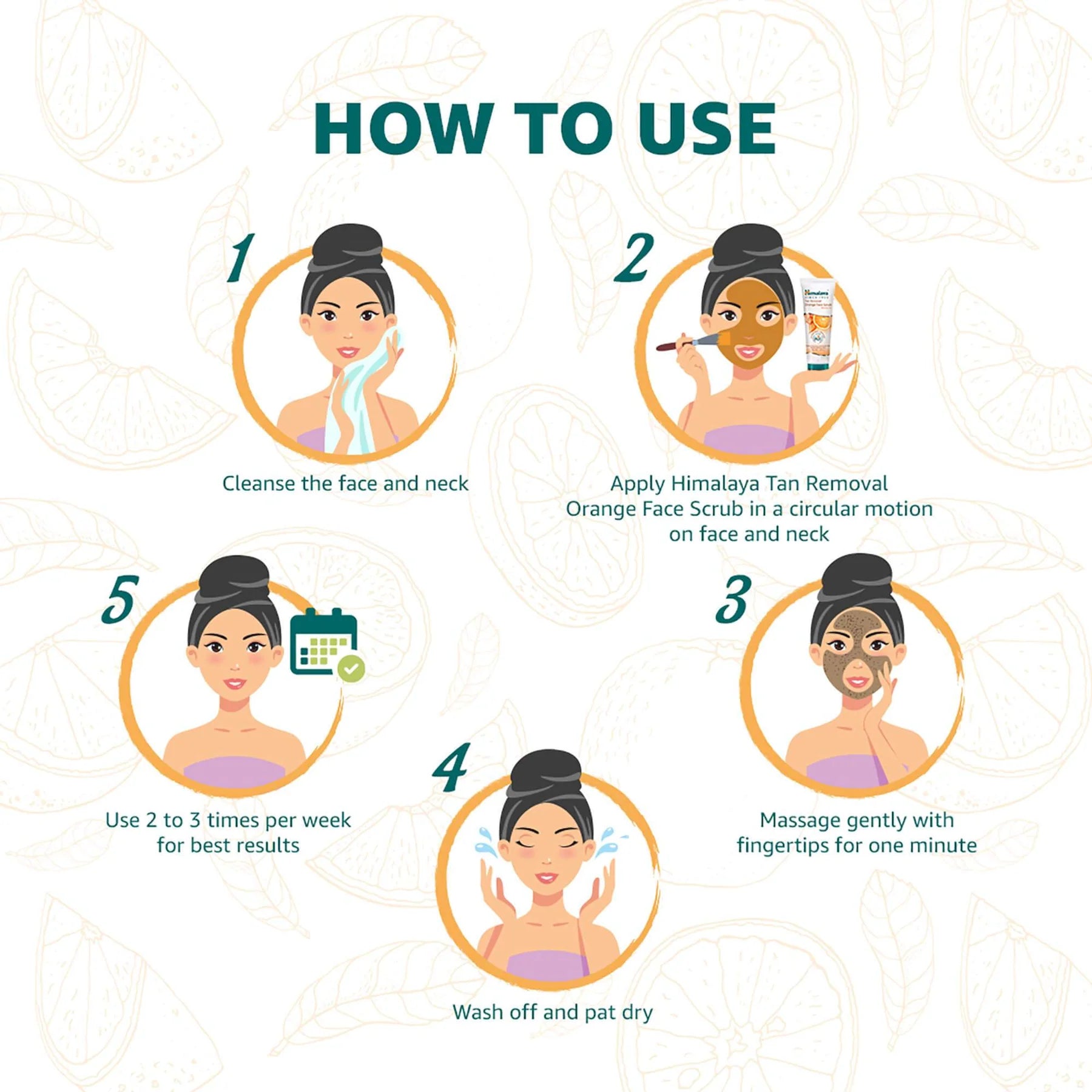 Tan Removal Orange Face Scrub 100g