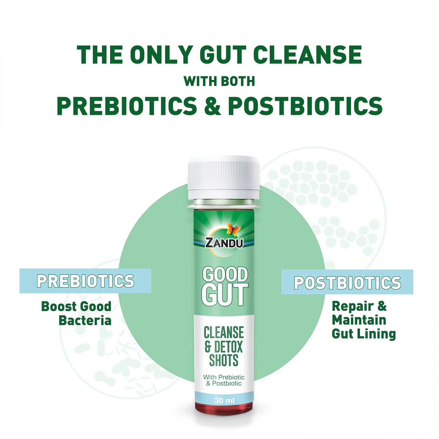 Zandu Good Gut Cleanse & Detox 30 Shots