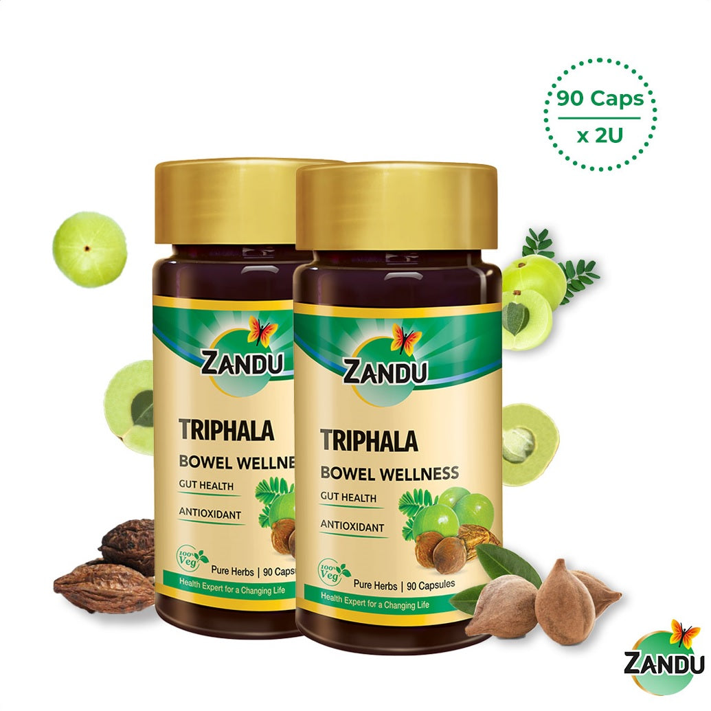 Zandu Pure Triphala 90 Capsules