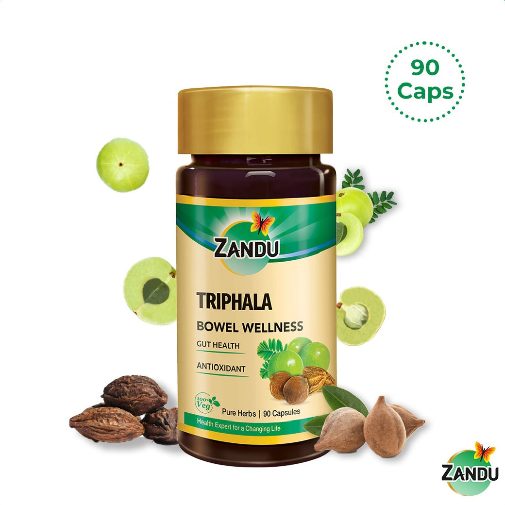 Zandu Pure Triphala 90 Capsules