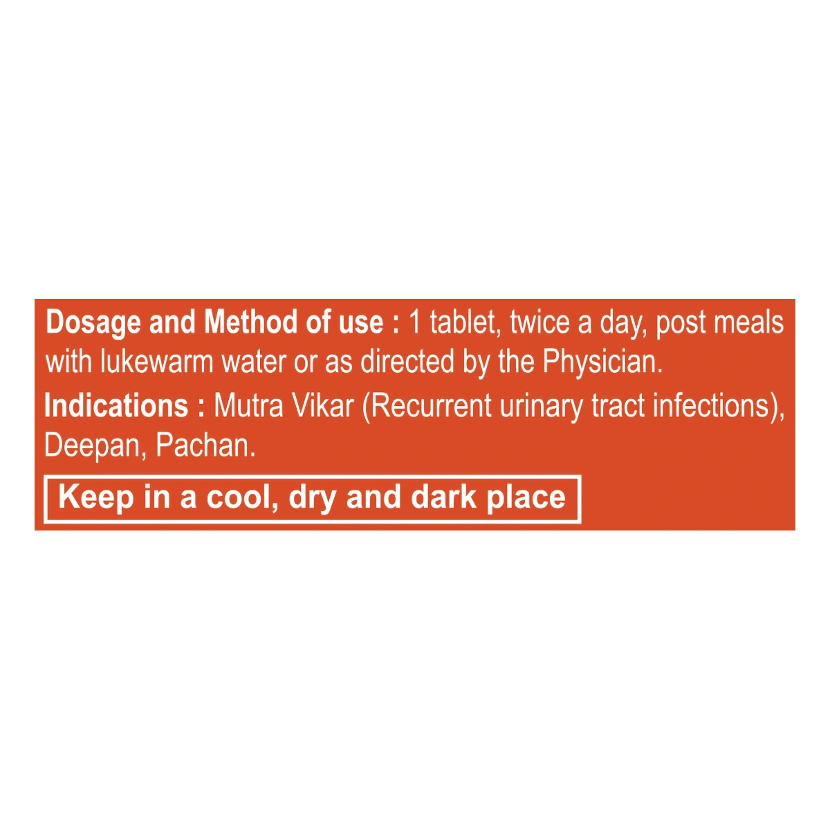 Divya UTInil Tablet 3 U X 10 Tablets