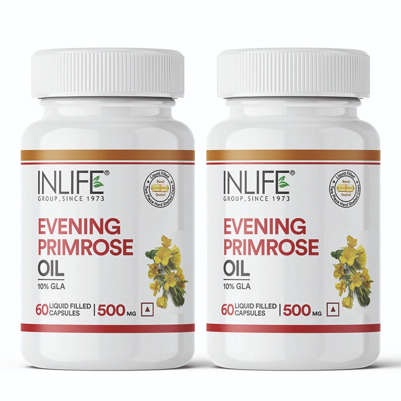 Inlife Evening Primrose Oil Supplement, 500mg Capsules - 9