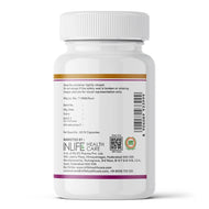 Inlife Garlic Oil with Cold Pressed Coconut Oil Capsules - Dual Action Formula | High Potency Diallyl Disulfide & MCTs | 60 Vegetarian Capsules