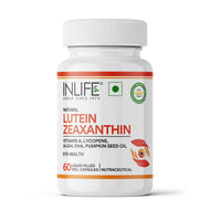 Inlife Natural Lutein & Zeaxanthin Liquid Filled 60 Veg. Capsules | Eye Health & Antioxidant Support