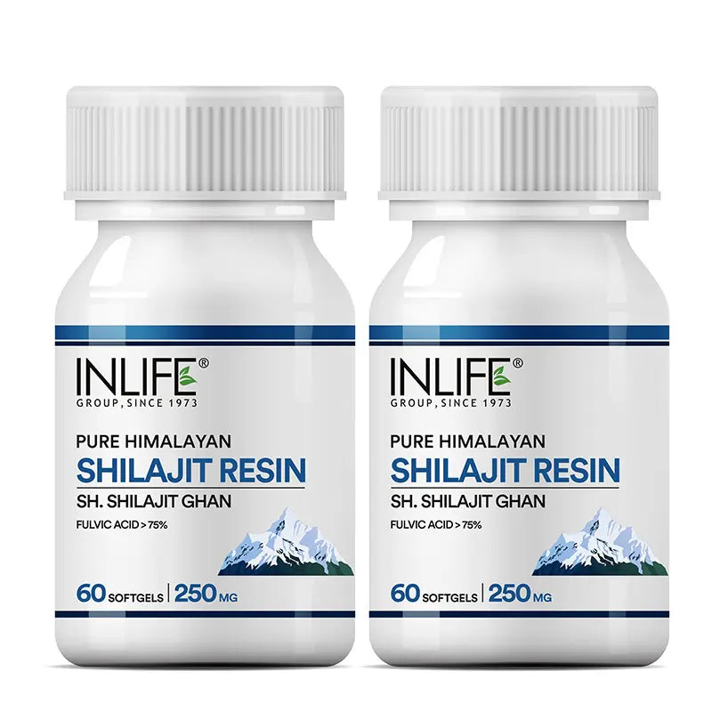 Inlife Pure Himalayan Shilajit Resin 500mg | Contains >75% Fulvic Acid - 5