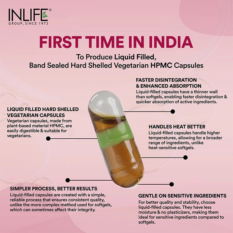 Inlife BC Caps – Vaginal Hygiene Support with Neem Seed Oil (Nimba Taila) | Liquid-Filled 60 Capsules