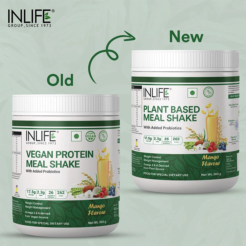 Inlife Plant Based Meal Replacement Shake with Added Probiotics | 500g