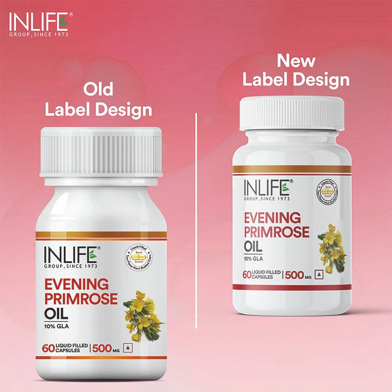 Inlife Evening Primrose Oil Supplement, 500mg Capsules - 4