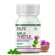 Inlife Milk Thistle Supplement 800mg Per Serving 60 Capsules
