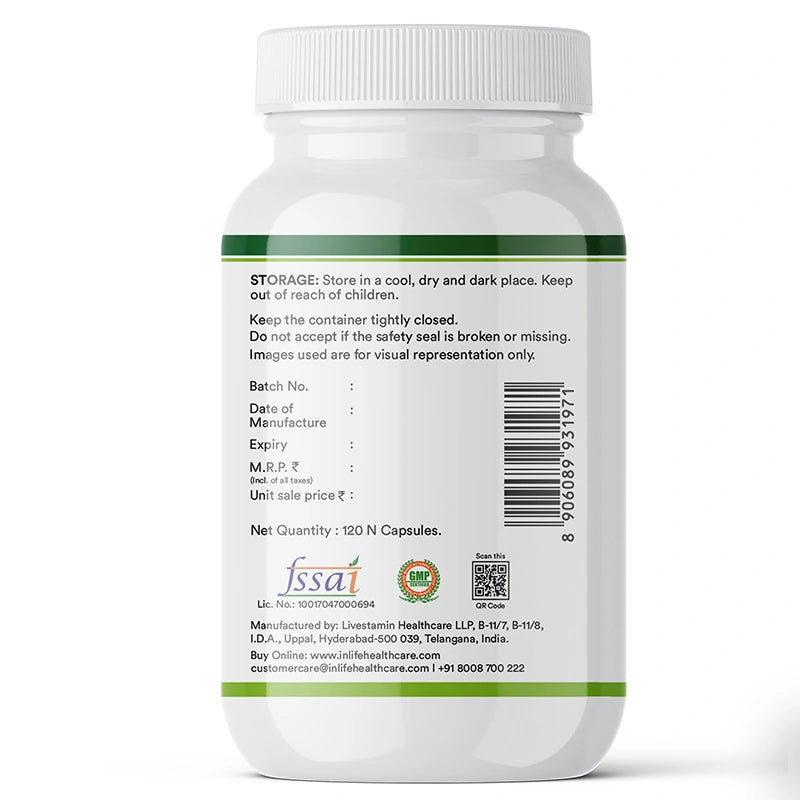 Inlife Magnesium Glycinate with Zinc + Fish oil Double Strength Combo Pack - 9