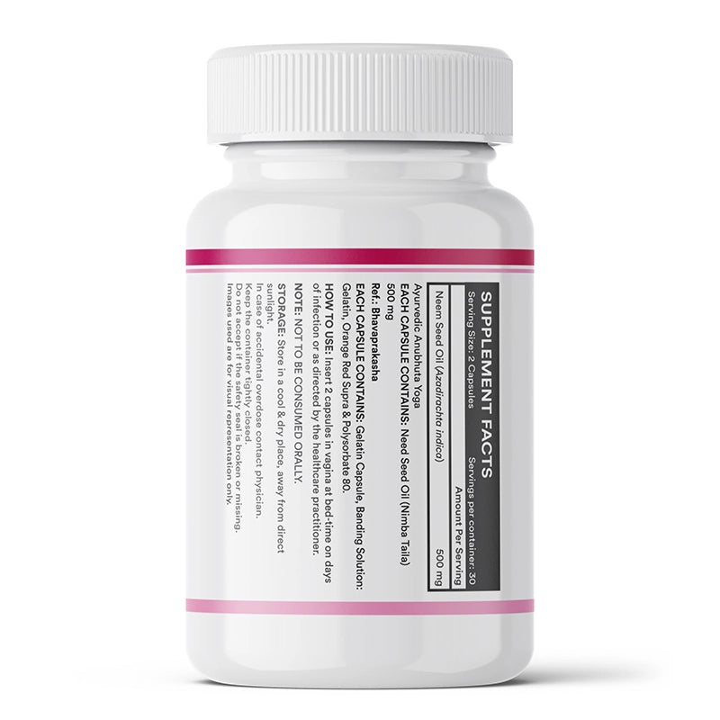 Inlife BC Caps – Vaginal Hygiene Support with Neem Seed Oil (Nimba Taila) | Liquid-Filled 60 Capsules