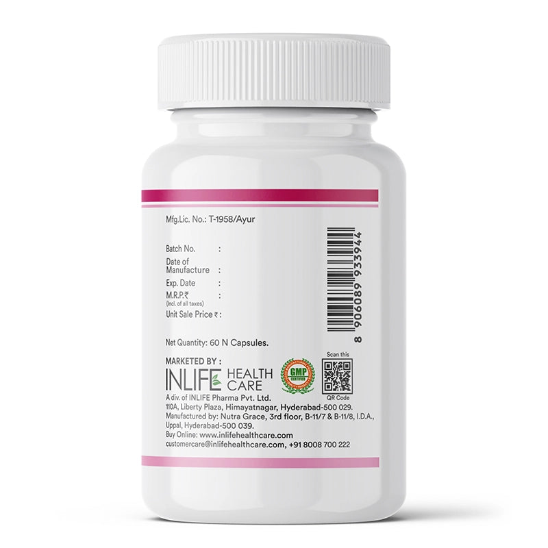 Inlife BC Caps – Vaginal Hygiene Support with Neem Seed Oil (Nimba Taila) | Liquid-Filled 60 Capsules