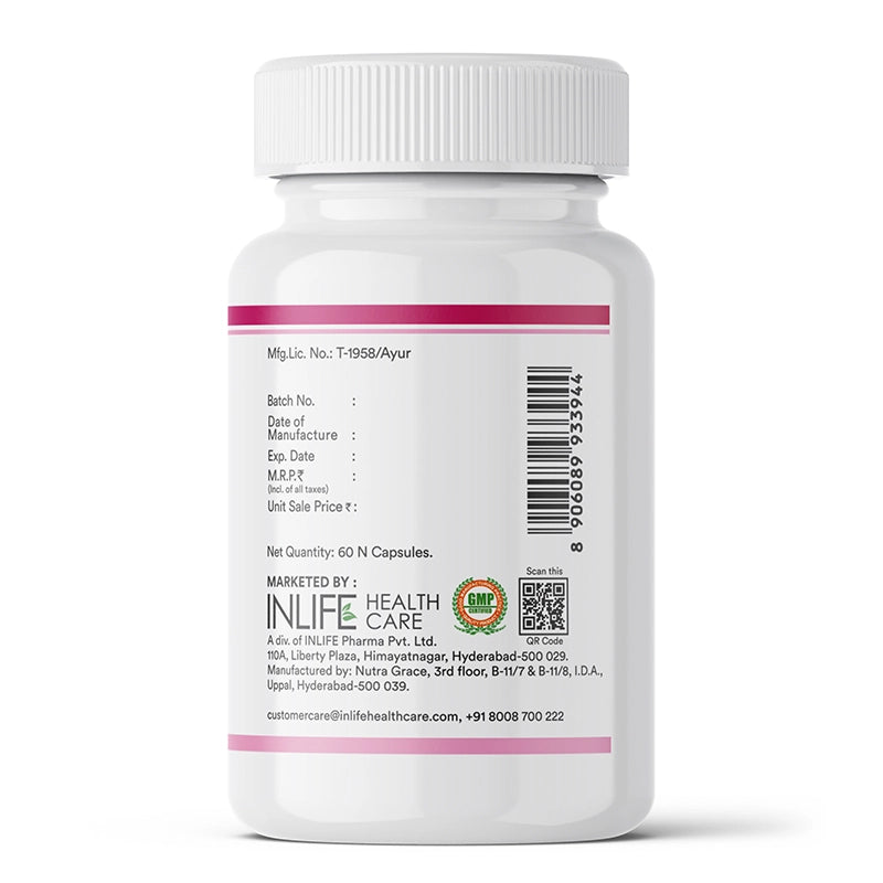 Inlife BC Caps – Vaginal Hygiene Support with Neem Seed Oil (Nimba Taila) | Liquid-Filled 60 Capsules