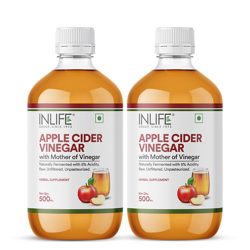 Inlife Apple Cider Vinegar with Mother Vinegar Supplement | 500ml - 6