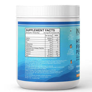 Inlife Hydrolyzed Marine Fish Collagen Peptides Supplement | Enhanced with Vitamin E, Vitamin C, Biotin, Hyaluronic Acid 200g