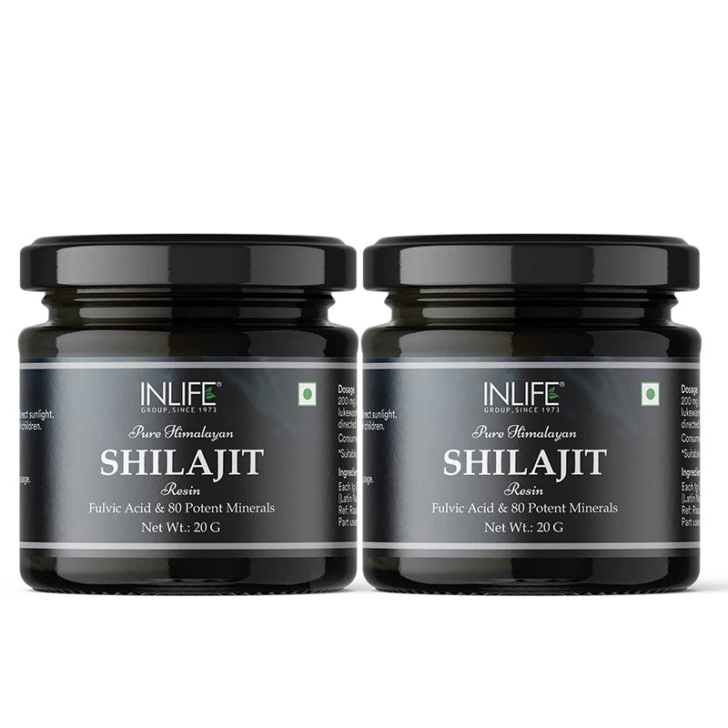 Inlife Pure Himalayan Shilajit Resin Supplement | 20g - 10