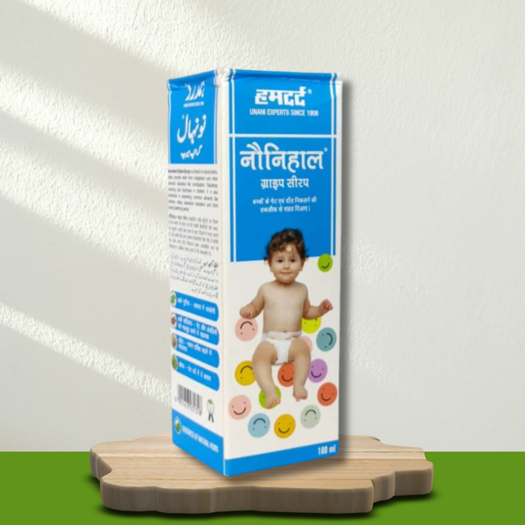 Hamdard Naunehal Gripe Syrup 100ml (Pack Of 4)