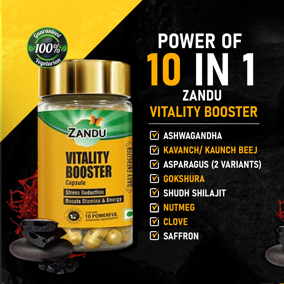 Zandu Vitality Booster 60 Capsules