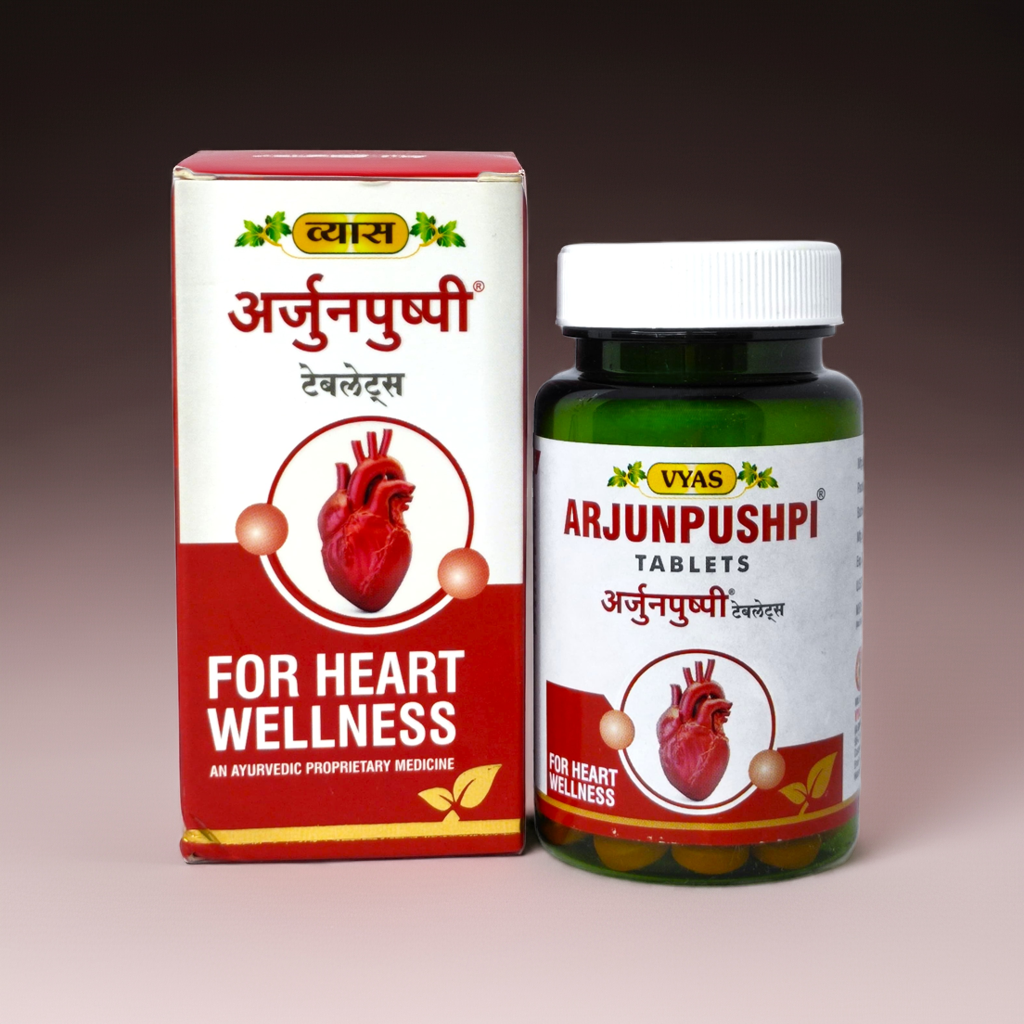 Vyas Arjunpushpi 100 Tablets  – Ayurvedic Herbal Blend
