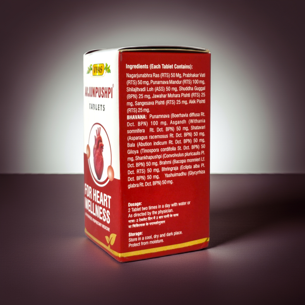 Vyas Arjunpushpi 100 Tablets  – Ayurvedic Herbal Blend