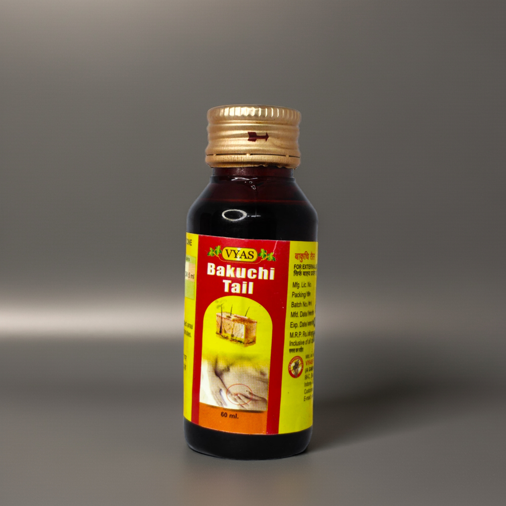 Vyas Bakuchi Tail 60ml Herbal Skin Care Oil 