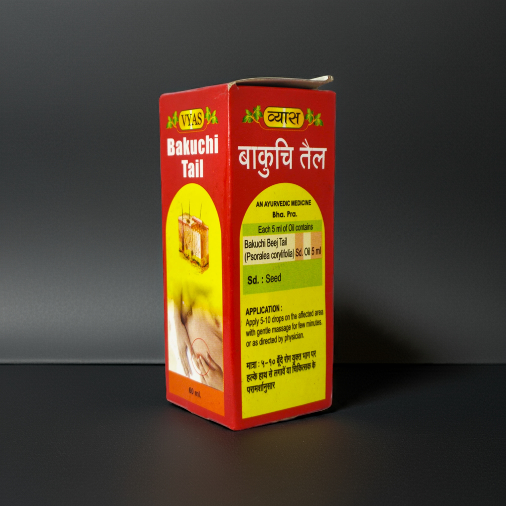Vyas Bakuchi Tail 60ml Herbal Skin Care Oil 