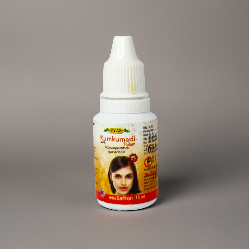 Vyas Kumkumadi Tailam 15ml (Pack of 2) Ayurvedic Oil