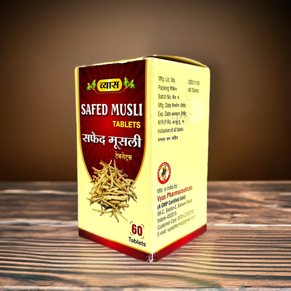 Vyas Safed Musli 60 Tablet – Herbal Supplement