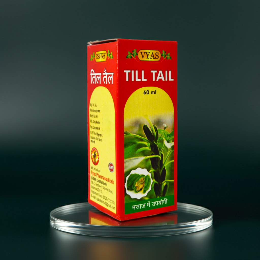 Vyas Till Tail 60ml – Pure Sesame Massage Oil 