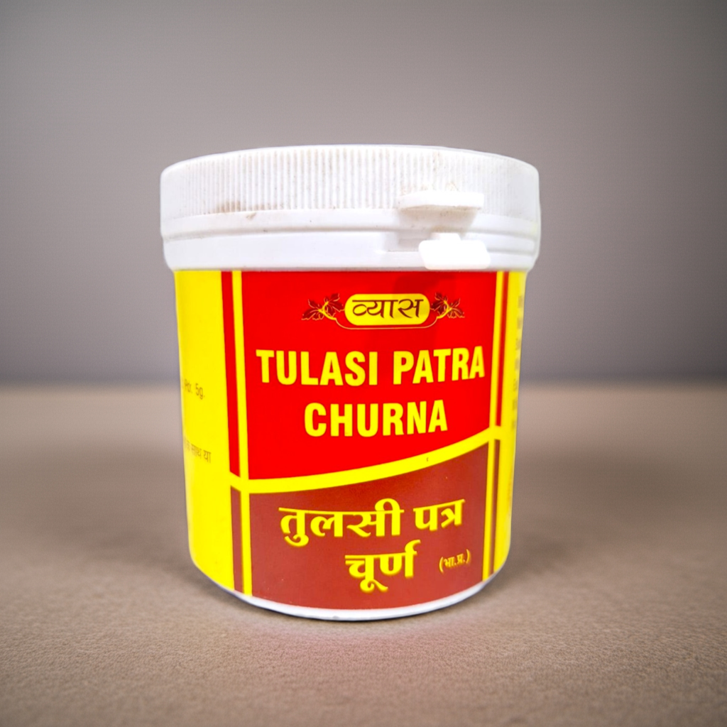 Vyas Tulasi Patra Churna 100gm (Pack of 2) – Herbal Powder with Ocimum Sanctum Leaves