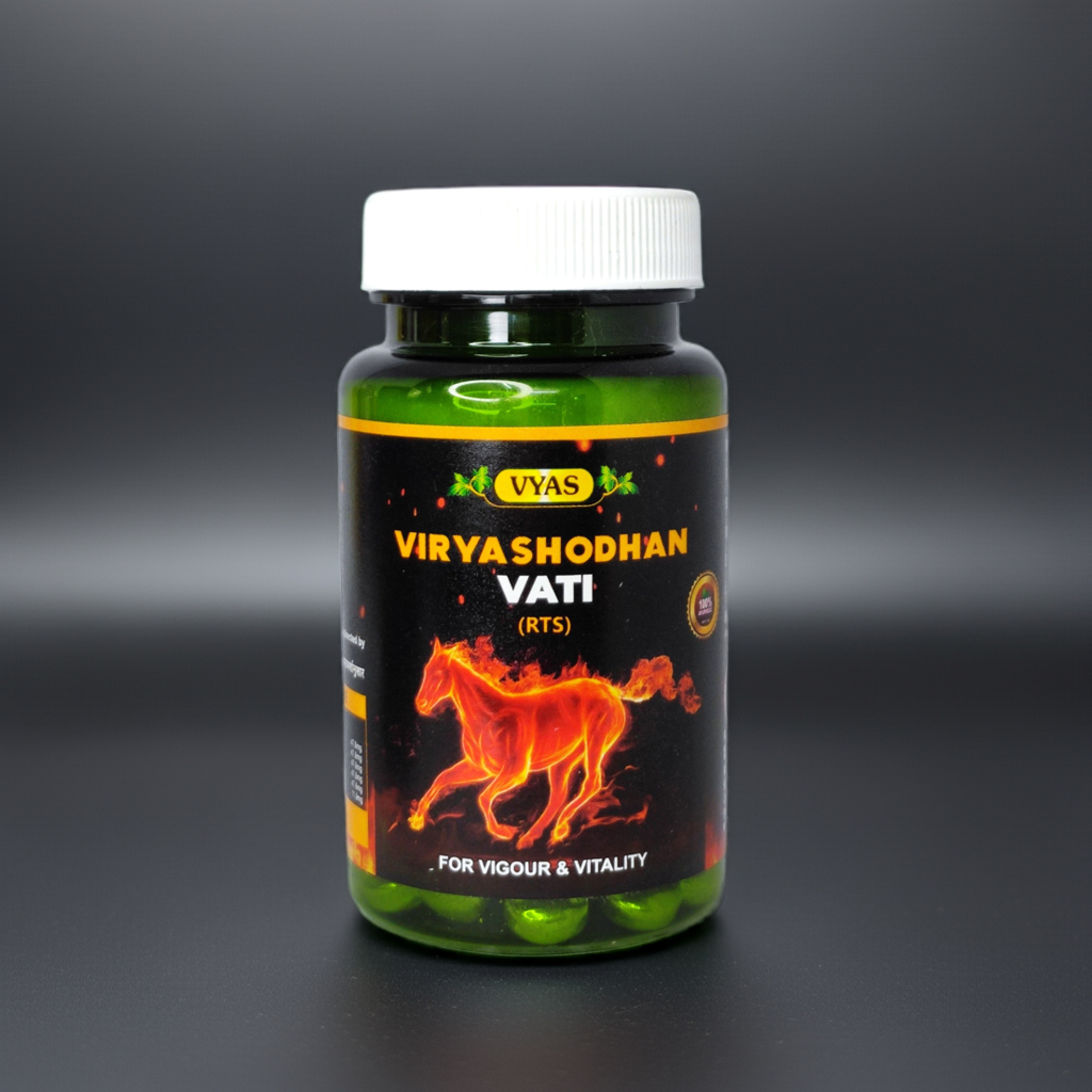 Vyas Virya Shodhan Vati 100 Tablets – Traditional Herbal Tablets for Daily Wellness