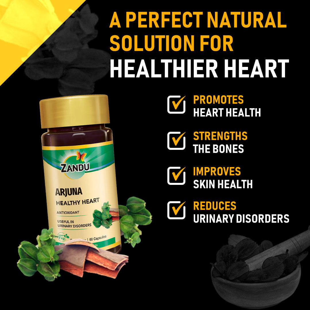 Zandu Pure Arjuna 60 Capsules