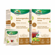 Zandu Ashwagandha Amla Tea 25 Teabags x2U
