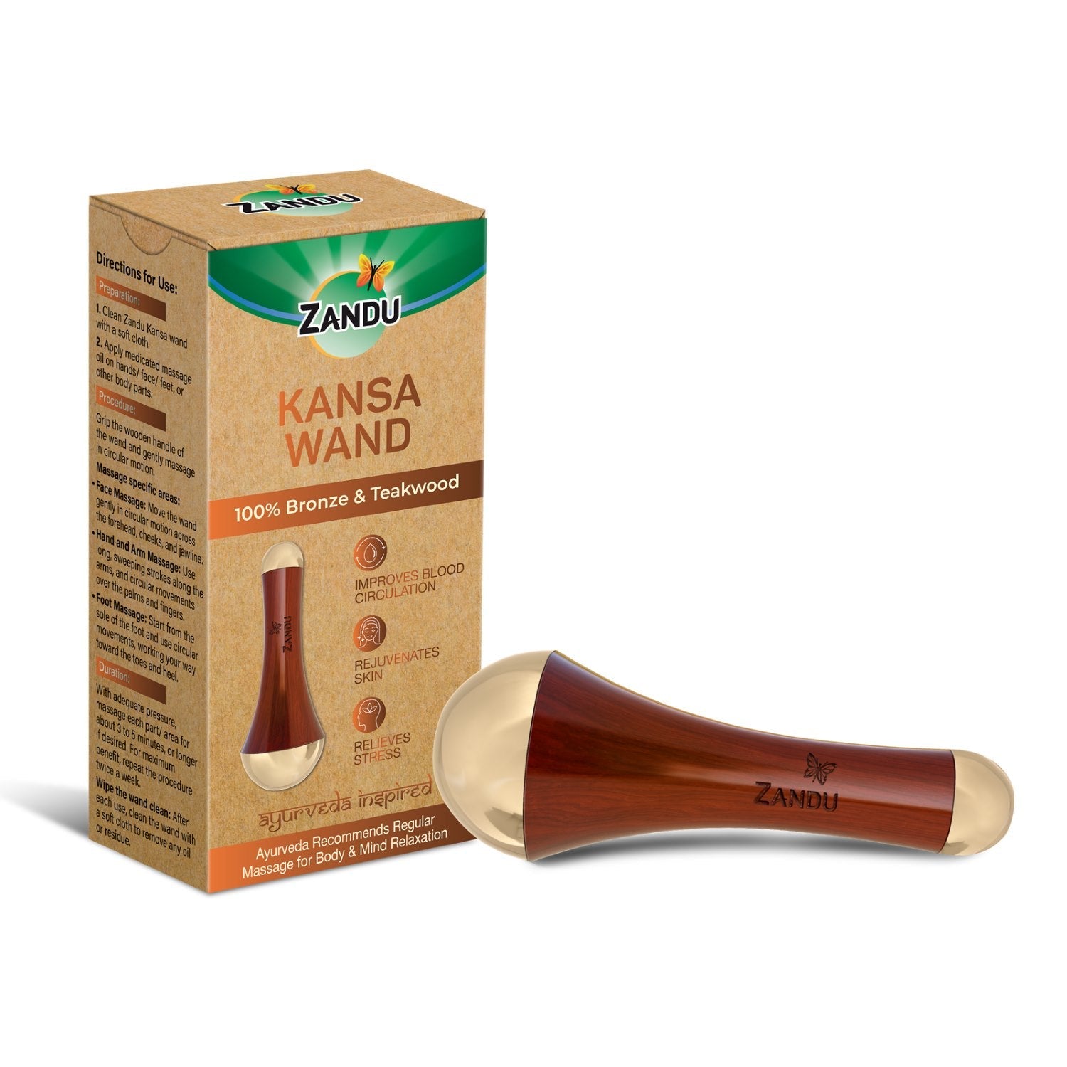 Zandu Kansa Wand Ayurvedic Massager