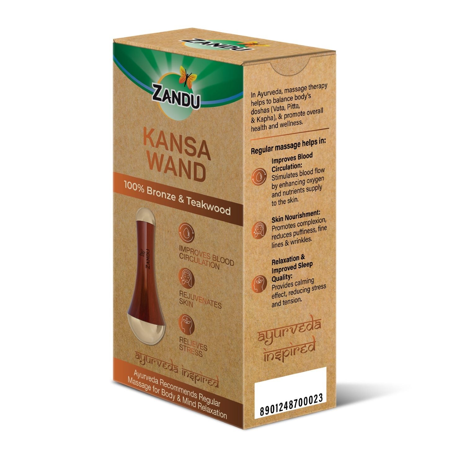 Zandu Kansa Wand Ayurvedic Massager