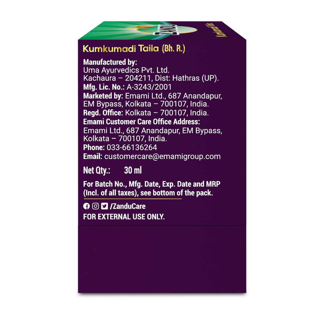 Zandu Kumkumadi Facial Massage Oil 30ml