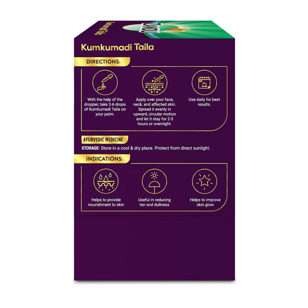 Zandu Kumkumadi Facial Massage Oil 30ml