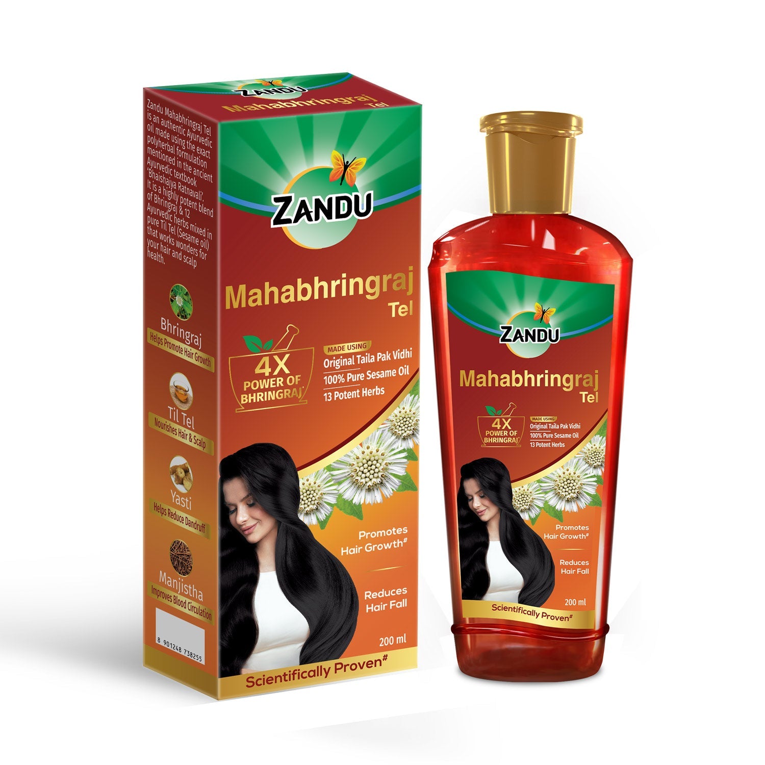 Zandu Mahabhringraj Hair Oil 200ml