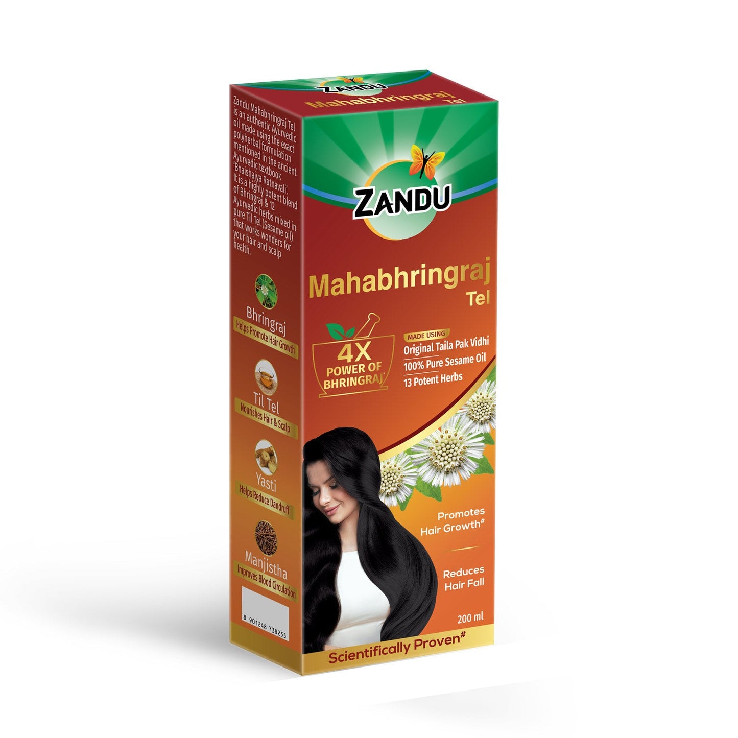 Zandu Mahabhringraj Hair Oil 200ml