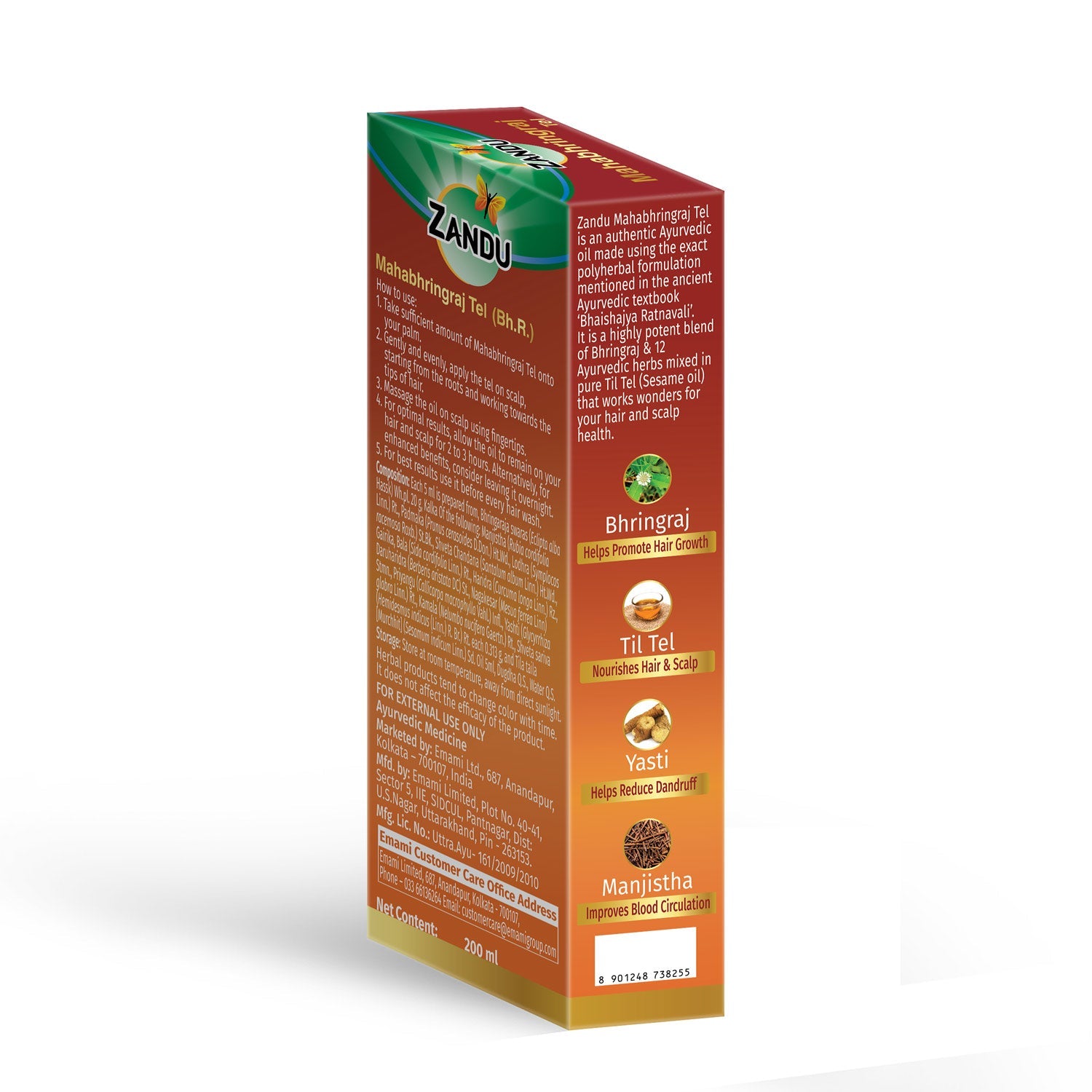 Zandu Mahabhringraj Hair Oil 200ml