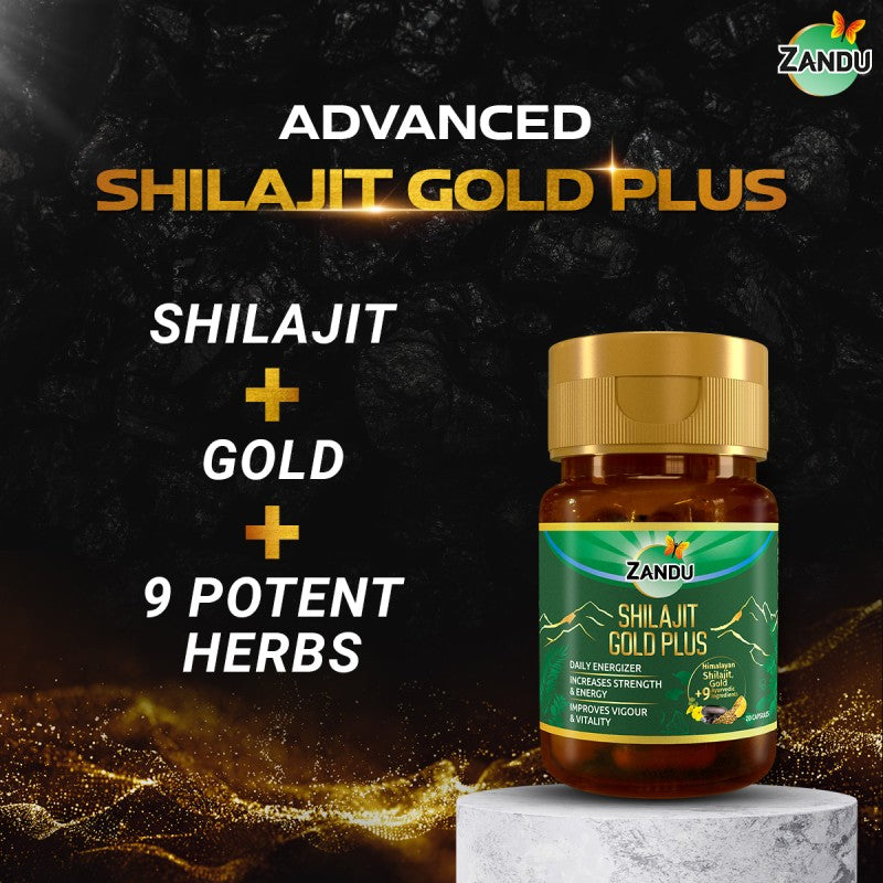Zandu Shilajit Gold Plus Capsules
