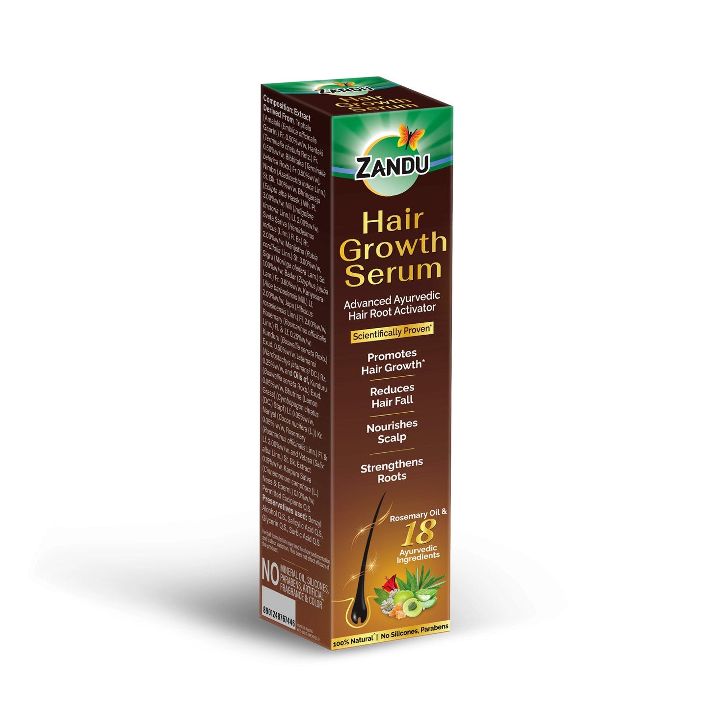 Zandu Hair Growth Serum & Mask Combo